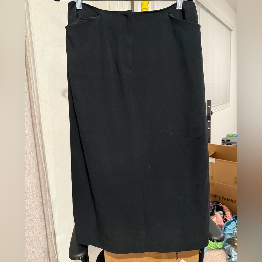 Jones New York Classic Black Pencil Skirt